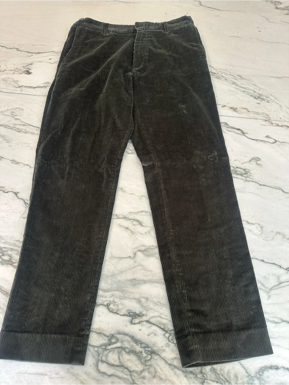 Banana Republic Men's Olive Green Corduroy Pants